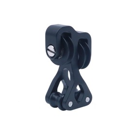 Namvo Archery Compound Bow Cable Slide Aluminum Alloy Archery Bow String Splitter Roller Glide Bowstring Separator Arrow Pulley for Hunting Shooting Black