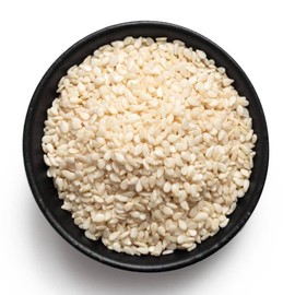 JellyBean Foods Gabby’s Hulled White Sesame Seeds Natural Sesame Seeds Baking and Cooking Sesame Seeds Salad Topper Sesame Seeds Crunchy Sesame Seeds for Garnishing & Baking Pressed Sesame Seeds 5 oz