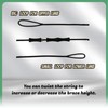 DEERACE Traditional Recurve Bow String and Bowstring Finger Savers Set,