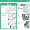 2Pack Stainless Steel Kitchen Sink Grid,13.2" x 11.6" x 1.2"