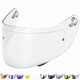 Everalo Compatible with Agv K1 Visor - K3sv - K5 - K5s - K1s - S4sv - Horizon - Skyline - Strada - Stealth SV - Compact - Helmet Visor Aftermarket Pinlock Ready (Transparent)