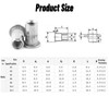 Stainless Steel Rivet Nuts, M3-M8 Blind Rivet Nut with Flat