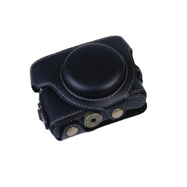 Washodo Synthetic Leather Case for SONY DSC-RX100, RX100II Digital Cameras New 2 Colors "510-0026-0" (Black)