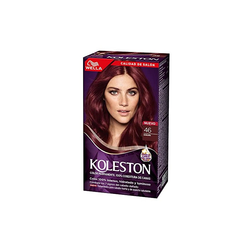 Koleston Tinte Permanente 46 Borgoña, 70 ml - Paquete de