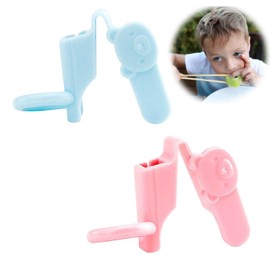 PAVIKE Chopsticks Training Tool, Chopstick Assistant, Set of 2, Chopsticks Practice Accessories, Chopsticks Clip, Anti-Slip, Chopsticks Helper for Kids, Chopstick Training, Chopsticks, Practice, Kids