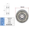 LANODO 12pcs DDL-630ZZ Bearings MR63ZZ Miniature Ball Bearings Deep Groove