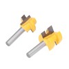 Squares Tooth Tenon Router Bit T Slot Flooring Routers Bits