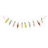 Mud Pie Bottle Brush Garland, Carrot