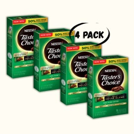 NESCAFÉ NESCAF Taster's Choice Decaf House Blend - 20 Packets - 4 boxes - FREE SHIP