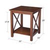 International Concepts End Table
