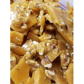 VEGAN mixed nut Brittle 1 Pounds no butter all vegan candy
