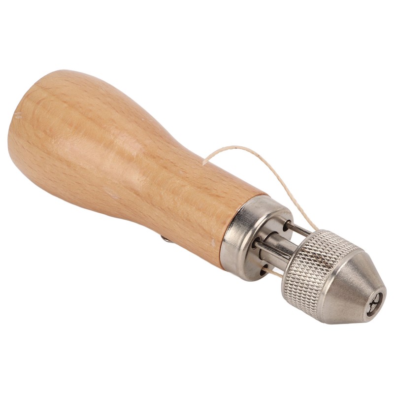 Leather Sewing Awl DIY Sewing Steel Stitching Awl with Nonslip