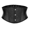 JasGood Women's Wide Belt, black