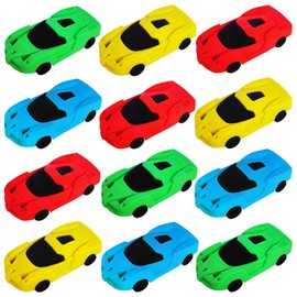 Ranvi 45 PCS Racing Car Pencil Eraser Set, Classroom Reward Car Puzzle Eraser Kids Rewards Party Favor Toys