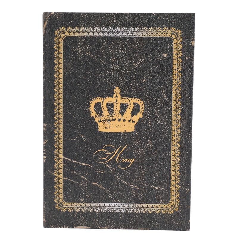 Book Shape Storage Box Large Capacity Wooden European Style Decorative