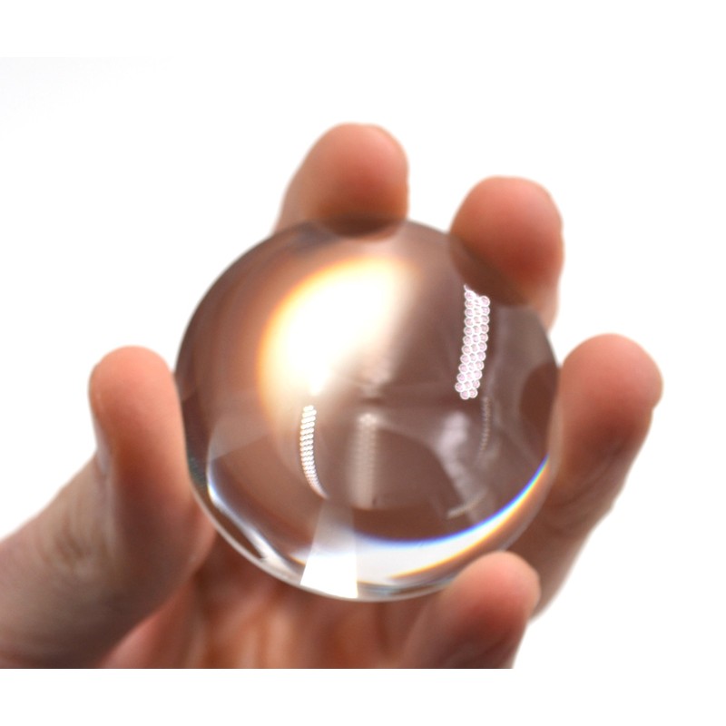 Round Double Convex Optical Glass Lens - 2" (50mm) Diameter