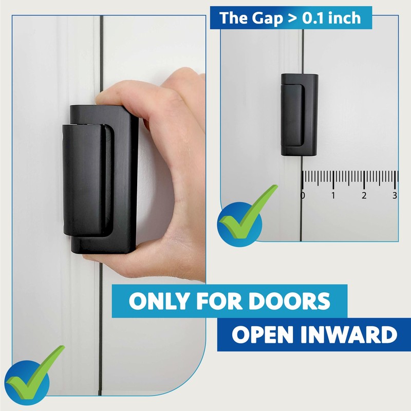 Dwell+Good Door Locks (2-Pack) - Easy To Install Aluminum Home