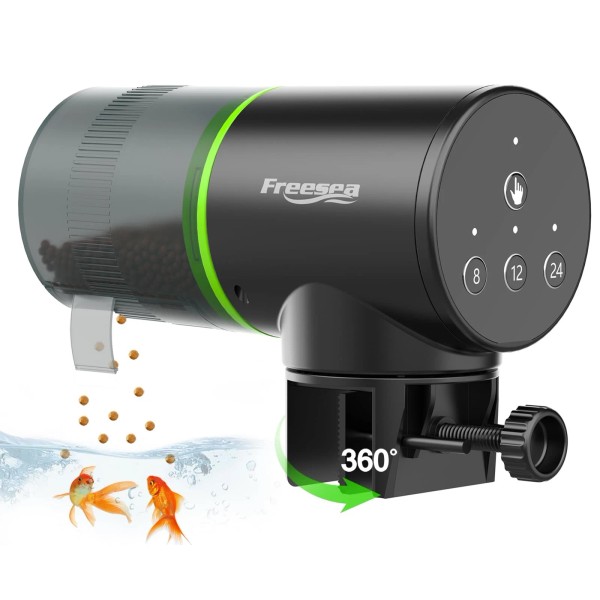 FREESEA Automatic Fish Feeder for Aquarium: Auto Fish Food Dispenser
