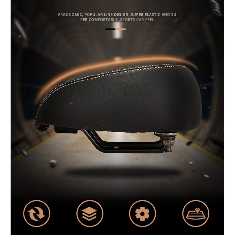 No Nose Bike Saddle,Waterproof Comfortable Bicycle Seat,Foam Soft Bicycle Seat