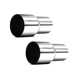 Universal 2.5" ID to 3" ID Exhaust Pipe Adapter Connector Reducer 304 Stainless Steel 2.5 Inch to 3.0 Inch 2 1/2” ID to 3.0” ID kit 2PCS