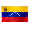 DANF Venezuela Flag 3x5 Ft 8 Stars Thick Polyester, Fade