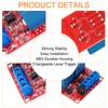 MECCANIXITY 4 Pcs DC 5V 2 Channel Relay Module Switch