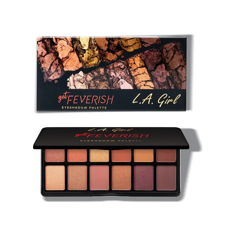 Paleta Sombras Ojos 12 Tonos Mate L.A. Girl Get Feverish