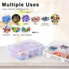 Snack Box for Kids, Snack Box with 18 Removable Grids