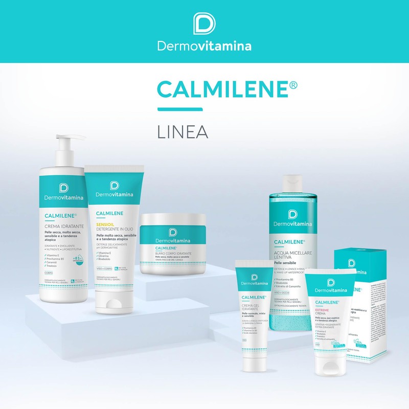 Dermovitamina Calmilene Makeup Remover Waterproof Daily Cleansing Rich Cleansing Milk