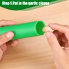 Sinnsally Garlic Peeler Skin Remover Roller Keeper,Easy Quick to Peeled
