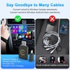 2 in 1 Wireless Apple CarPlay Adapter, for both Apple