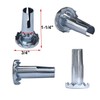 Just Accessories 8 x Heavy Duty Hard Plastic Nylon 360