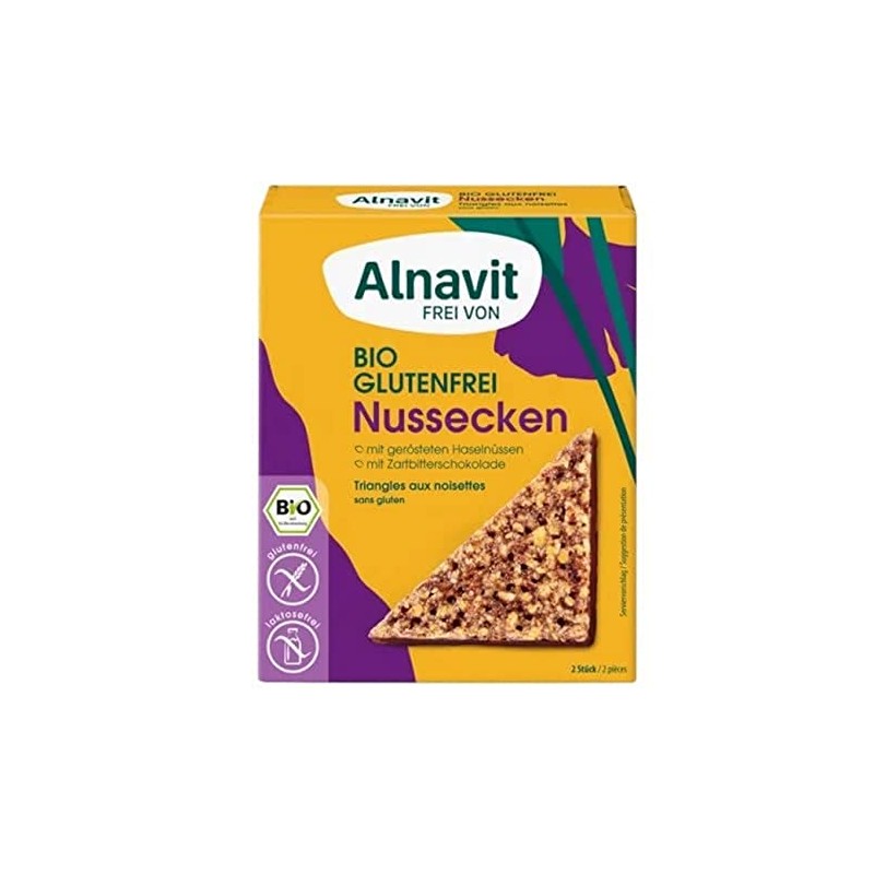 Alnavit Bio Nussecke, glutenfrei, 150g