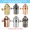 sourcing map 6Pcs Lamp Turn Knob On/Off Lamp Switch Replacement
