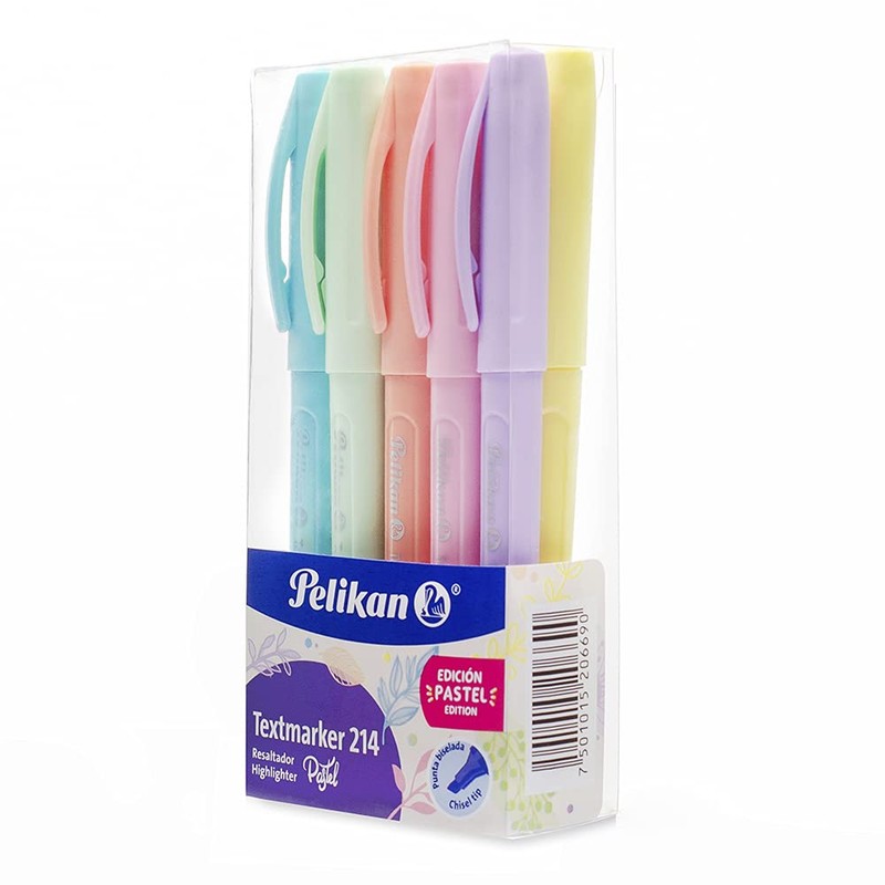Marcatextos 214 Pastel Pelikan Con 10 Piezas