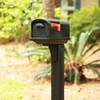 Gibraltar Mailboxes Classic Medium Capacity Double-Walled Plastic Black, All-In-One Mailbox