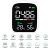 Air Quality Monitor 8 in 1 Multifunctional USB Charging Carbon