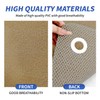 YOUWEIQU 4 Hole Wall Mounted Mat, Non Slip Bath Mat,