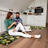 FYATHM Kitchen Mats Lemon Kitchen mats for Floor Anti Fatigue