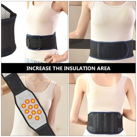 Minkissy Self-heating Belly Band Warm Pregnancy Belt for Women Postpartum Waist Support Lightweight Comfortable for Winter