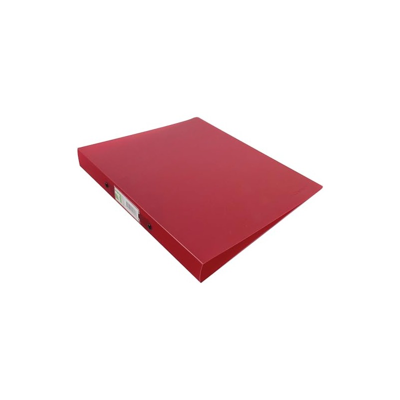 Q-Connect 2 Ring Binder Frosted A4 Red KF02482