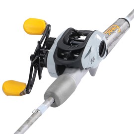 Sougayilang Spinning& Casting Fishing Rod Combos with Graphite 2Pc Blanks Fishing Reel for Bass Fishing (Casting with Right Handed, 7'0" Medium Heavy- Fast- 2piece)