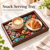 Wooden Tray for Snacks & Key Storage – Handmade 30