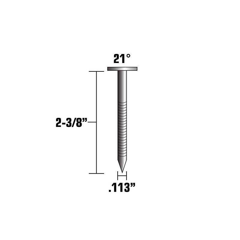 Metabo HPT Framing Nails | 2-3/8 Inch x .113 |