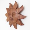 Purity Style Carved Wooden Sun Face