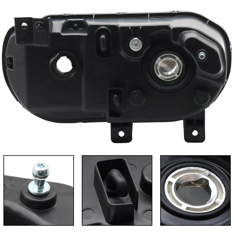 Aresparts 2PCS Headlights Assembly For 2008 2009 2010 2011 2012