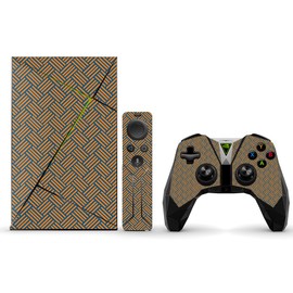 MightySkins Skin Compatible With NVIDIA Shield TV (2017) wrap cover sticker skins Orange Blue Basket