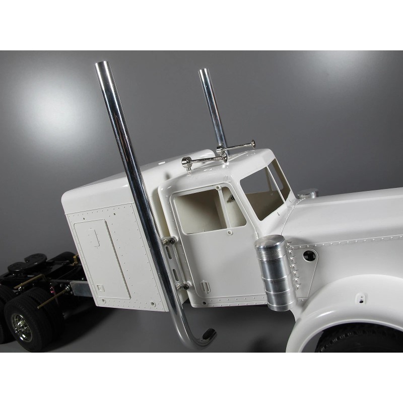 Tamiya L&R Exhaust L Pipe Stack + Mounting Plate Tamiya