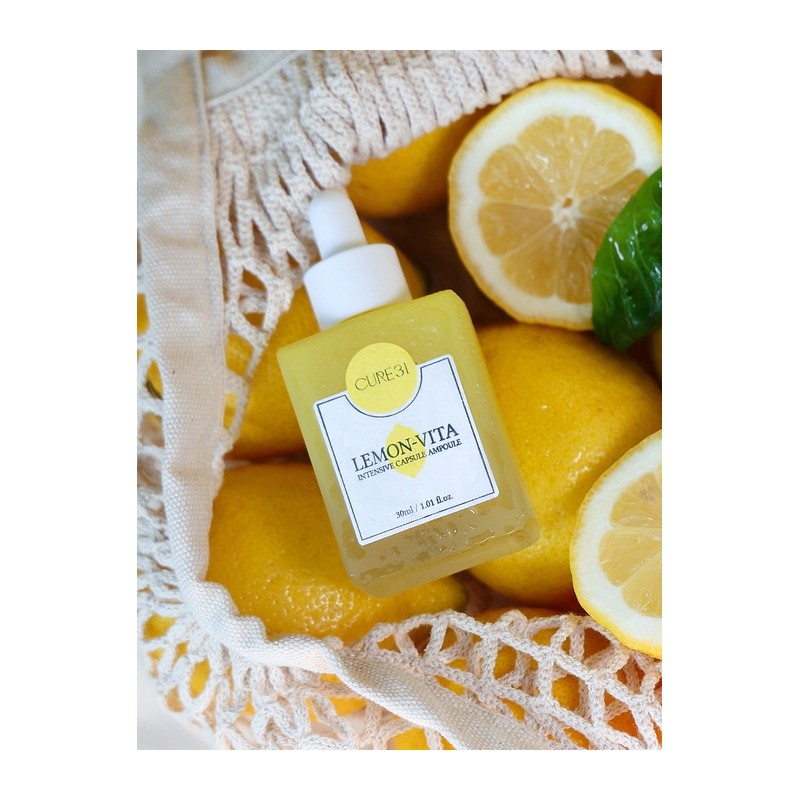 Cure31 Lemon-Vita Capsule Ampoule 30ml / 큐어31 레몬-비타 캡슐앰플 30ml