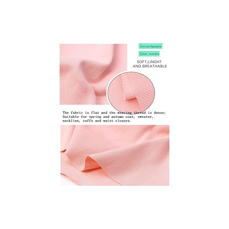 TinaKim TinaKim Ribbing Fabric for Neckline, for Jacket Hoodies Waistbands